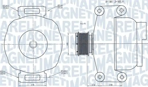 генератор MAGNETI MARELLI 063731489010