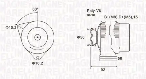 генератор MAGNETI MARELLI 063731491010