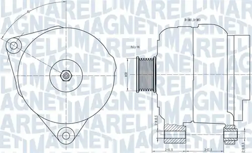 генератор MAGNETI MARELLI 063731501010