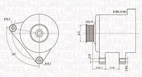 генератор MAGNETI MARELLI 063731509010