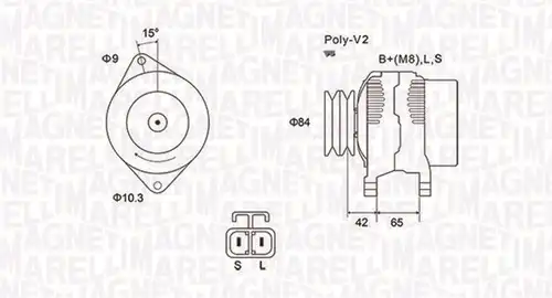 генератор MAGNETI MARELLI 063731530010