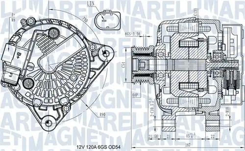 генератор MAGNETI MARELLI 063731545910