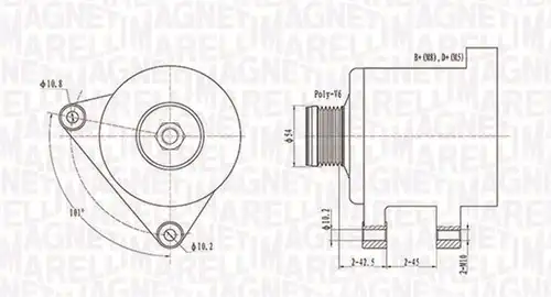 генератор MAGNETI MARELLI 063731553010