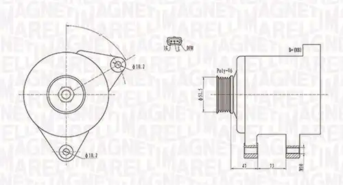 генератор MAGNETI MARELLI 063731569010