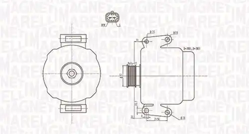 генератор MAGNETI MARELLI 063731592010