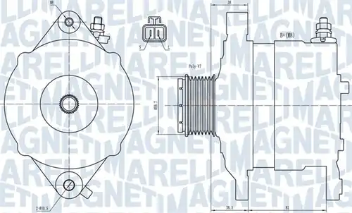 генератор MAGNETI MARELLI 063731602010