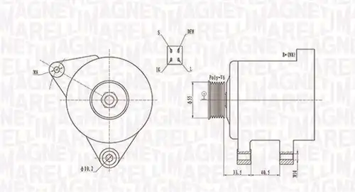 генератор MAGNETI MARELLI 063731605010