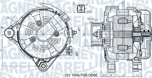 генератор MAGNETI MARELLI 063731613010
