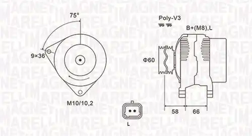 генератор MAGNETI MARELLI 063731637010