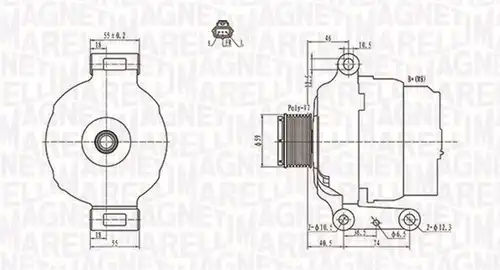 генератор MAGNETI MARELLI 063731639010