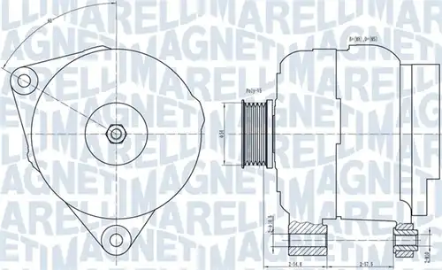 генератор MAGNETI MARELLI 063731658010