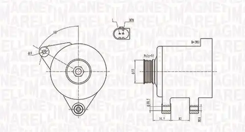 генератор MAGNETI MARELLI 063731664010