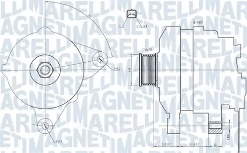 генератор MAGNETI MARELLI 063731665010