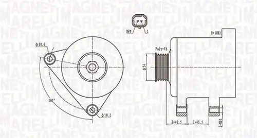 генератор MAGNETI MARELLI 063731674010