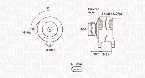 генератор MAGNETI MARELLI 063731678010