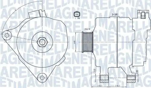 генератор MAGNETI MARELLI 063731687010