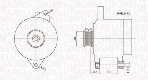 генератор MAGNETI MARELLI 063731696010