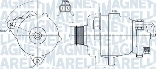 генератор MAGNETI MARELLI 063731708010