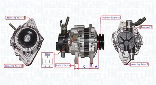генератор MAGNETI MARELLI 063731711010