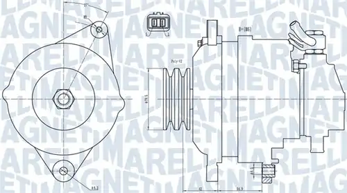 генератор MAGNETI MARELLI 063731717010