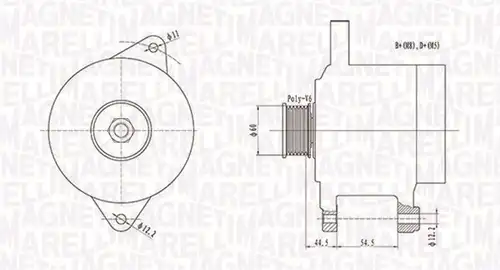 генератор MAGNETI MARELLI 063731718010