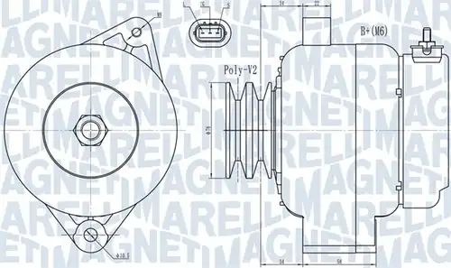 генератор MAGNETI MARELLI 063731724010