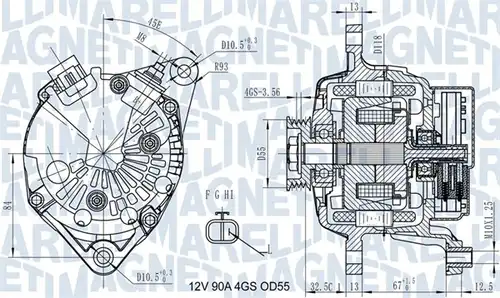 генератор MAGNETI MARELLI 063731725010