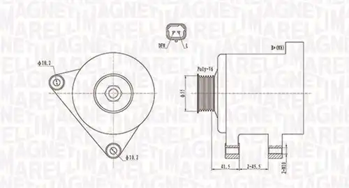 генератор MAGNETI MARELLI 063731741010
