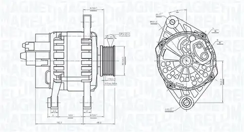 генератор MAGNETI MARELLI 063731743010