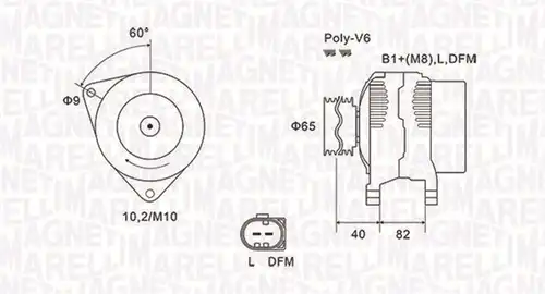генератор MAGNETI MARELLI 063731746010