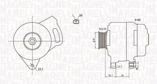 генератор MAGNETI MARELLI 063731750010