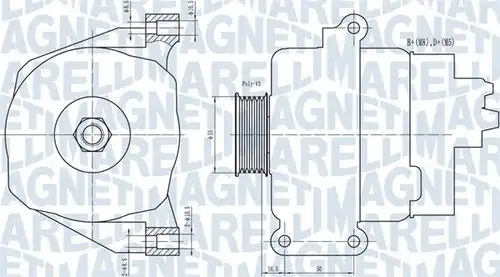 генератор MAGNETI MARELLI 063731766010