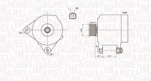 генератор MAGNETI MARELLI 063731768010