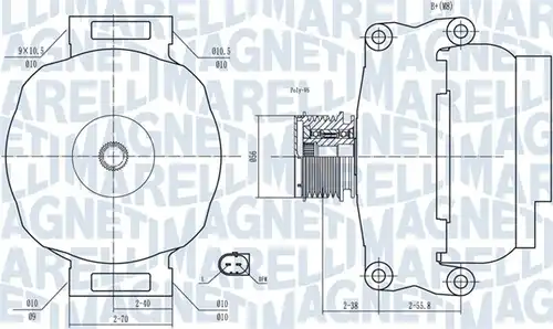 генератор MAGNETI MARELLI 063731769010