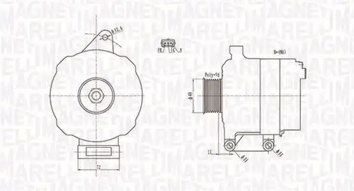 генератор MAGNETI MARELLI 063731780010