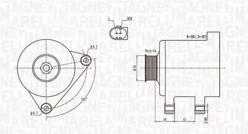 генератор MAGNETI MARELLI 063731782010