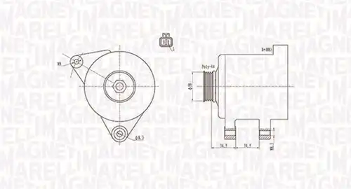 генератор MAGNETI MARELLI 063731789010