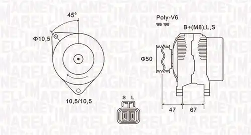 генератор MAGNETI MARELLI 063731790010
