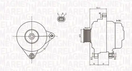 генератор MAGNETI MARELLI 063731792010