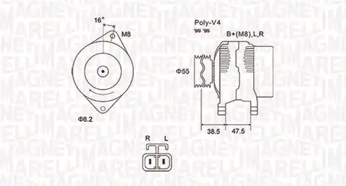 генератор MAGNETI MARELLI 063731798010