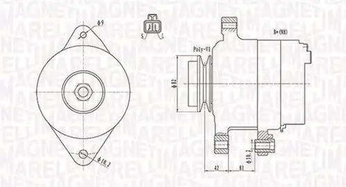 генератор MAGNETI MARELLI 063731806010