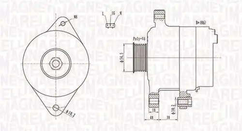 генератор MAGNETI MARELLI 063731809010