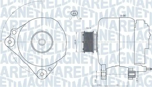 генератор MAGNETI MARELLI 063731810010