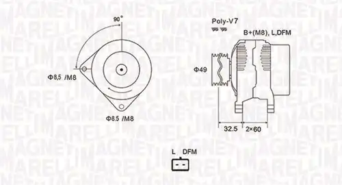 генератор MAGNETI MARELLI 063731814010