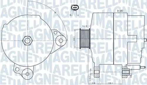генератор MAGNETI MARELLI 063731817010