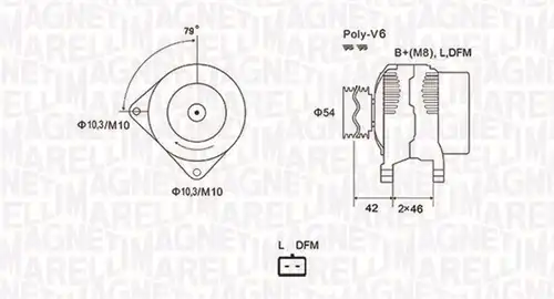 генератор MAGNETI MARELLI 063731850010