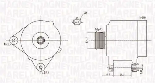 генератор MAGNETI MARELLI 063731860010