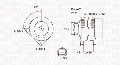 генератор MAGNETI MARELLI 063731863010