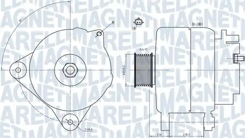 генератор MAGNETI MARELLI 063731866010