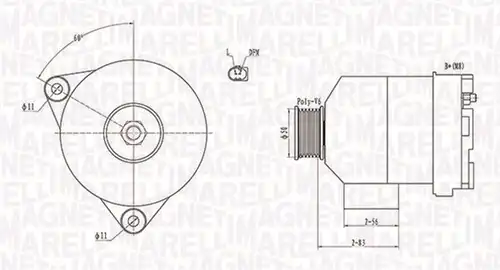 генератор MAGNETI MARELLI 063731872010